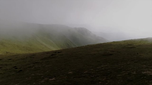 mountains aerial view 4k