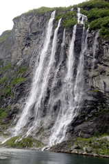 Obraz premium Fjord of geirangerfjord,