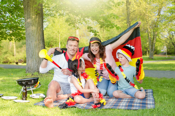 family watching wm football in russia © drubig-photo