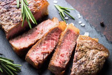 Beef steak.