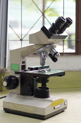 Light microscope scientific equipment