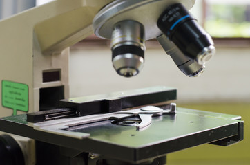 Light microscope scientific equipment