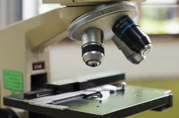 Light microscope scientific equipment
