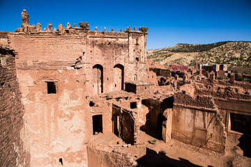 Alte historische ruinen stadt in Marokko casbah
