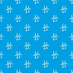 Wind station pattern vector seamless blue repeat for any use