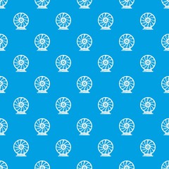 Perpetuum mobile pattern vector seamless blue repeat for any use