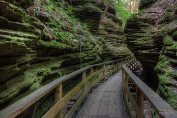 Witches Gulch is a hidden Attraction in Wisconsin Dells and can only be reached by Boat