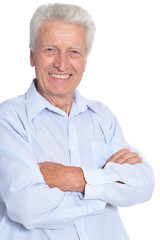 smiling mature man