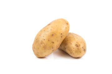 Potato isolated on white background