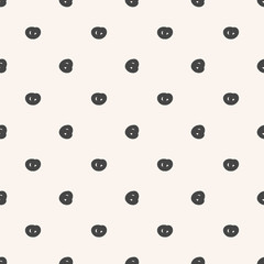 Doodle polka dots pattern.