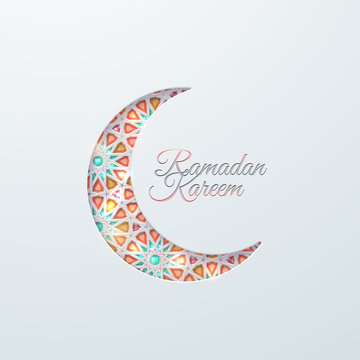 Ramadan Kareem. Vector islam religious illustration