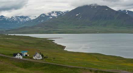 Fototapeta premium Eyjafjordur fjord, Iceland