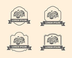 Label and ribbon vintage collection