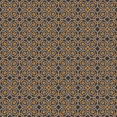 Seamless pattern decorative symmetries, ornament pattern vector