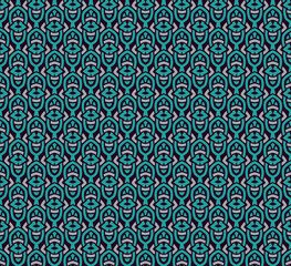 Seamless pattern decorative symmetries, ornament pattern vector