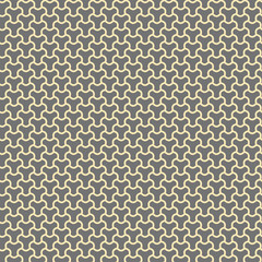 Seamless golden ornament. Modern background. Geometric modern pattern