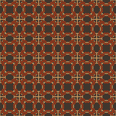 Seamless pattern decorative symmetries, ornament pattern vector