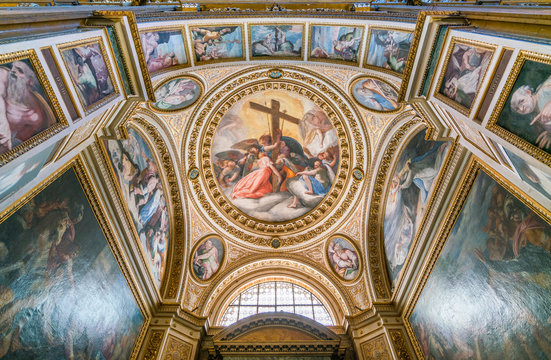 Chapel of the Passion, in the Church of the Jesus in Rome, Italy.