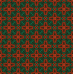 Seamless pattern decorative symmetries, ornament pattern vector