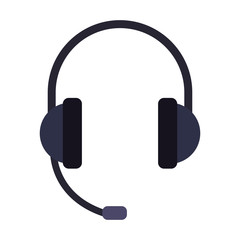 Headset technology device vector illustration graphic design