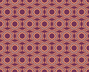 Seamless pattern decorative symmetries, ornament pattern vector