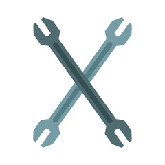 Tools crossed symbol vector illustration graphic design