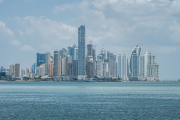 Fototapeta na wymiar Skyscraper skyline - Panama City downtown
