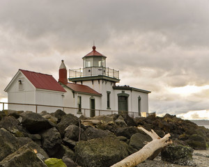 Fototapeta na wymiar Westpoint Lighthouse