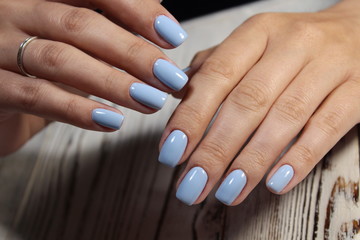 glamorous bright manicure