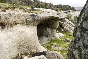especially rock cave in Calabria