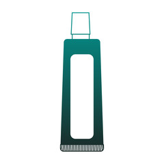 toothpaste tube isolated vector illustration graphic design