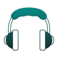 Music headphones device vector illustration graphic design