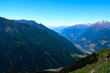 Fototapeta na wymiar Jaufenpass in Südtirol/Italien