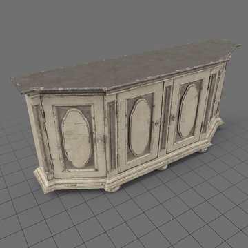 Transitional credenza