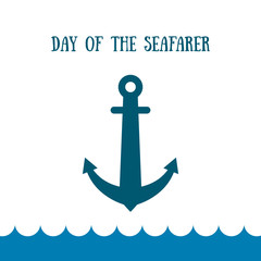 Vector icon anchor on white