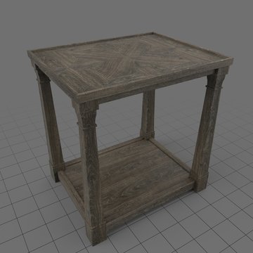 Transitional side table