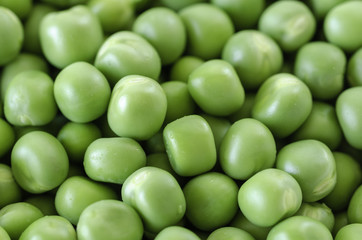 Fresh peas texture background. Green peas background pattern.