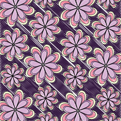 Fototapeta premium floral background, colorful design. vector illustration