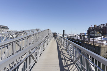 Fototapeta premium Hafengebiet in Boston