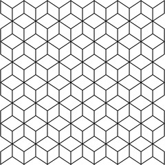 Seamless black and white blockchain technology pattern.Vector busines pattern with blocks.