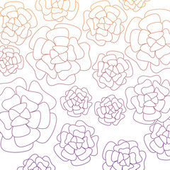 colorful background of floral design. vector illustration