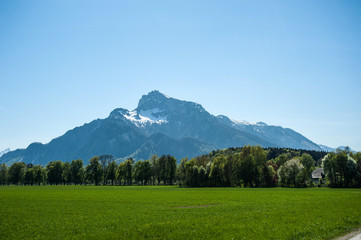 Fototapeta premium Salzburg, Hellbrunn, Sommer, fremdenverkehr, natur