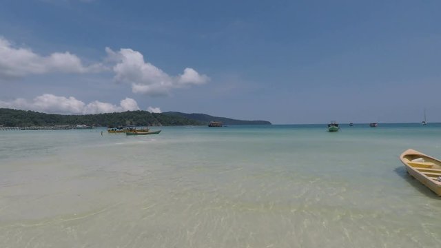 tropical island koh rong samloem in cambodia