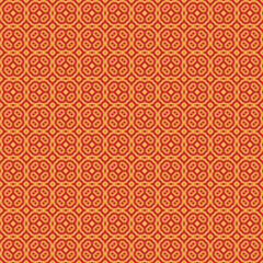 Ancient Geometric pattern in repeat. Fabric print. Seamless background, mosaic ornament, ethnic style.
