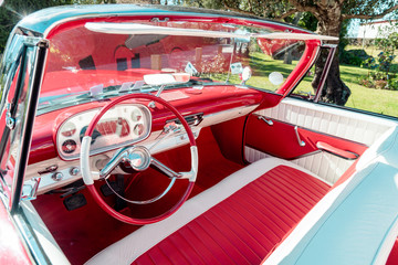 Desoto classic car interior