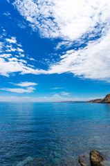 Fototapeta na wymiar Spectacular ocean landscapw with clear blue water