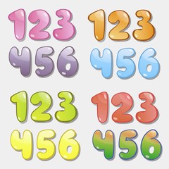 Numeral from one to six.