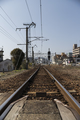 Suburban Rail Road in Japan