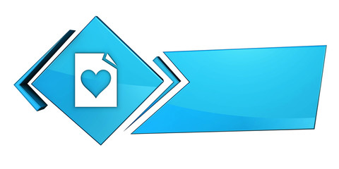 Niebieski baner 3D © vempireart