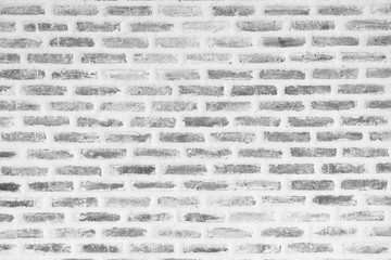 Black and white bricks wall background texture